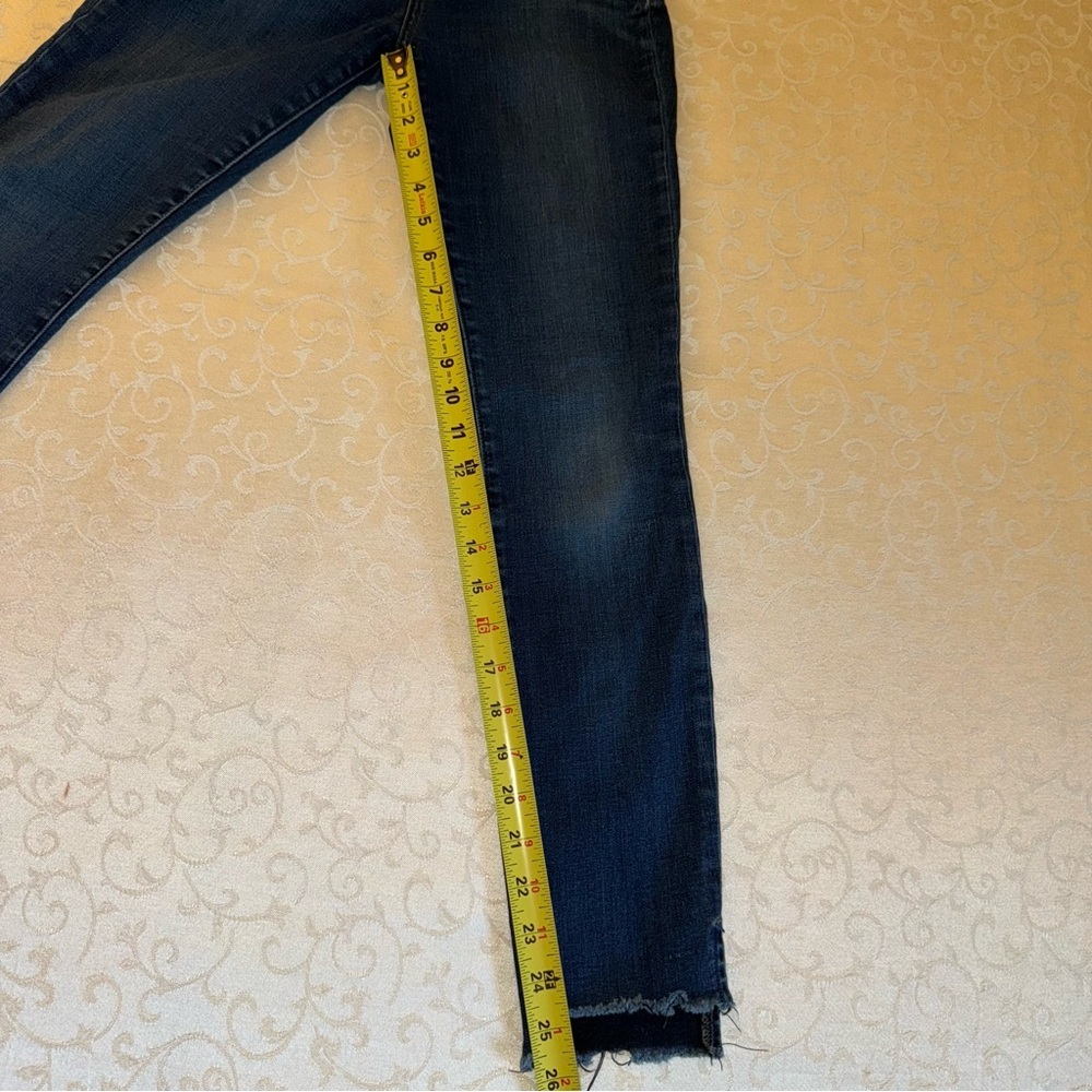 Pistola High Waisted Raw Hem Skinny Jeans - Picture 14 of 16